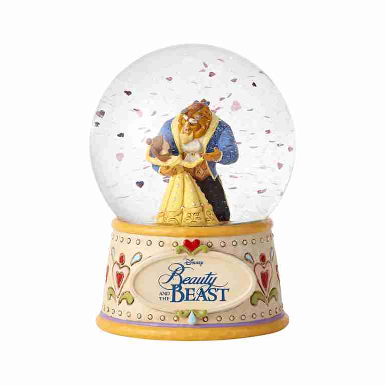 Jim Shore Disney Traditions - Beauty & The Beast Snow Globe